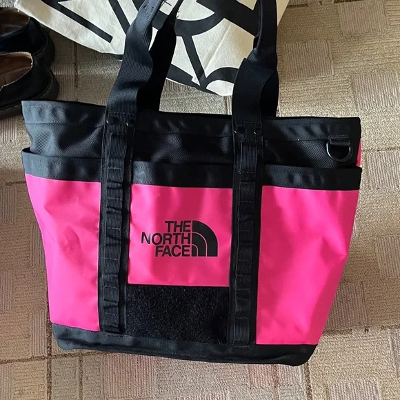 The North Face Base Camp Tote Bag Hot Pink - Picture 6 of 7